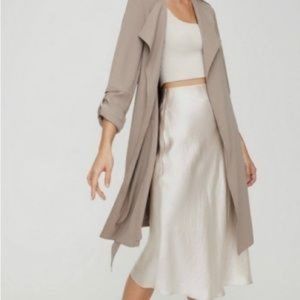 Babaton Silk Trench